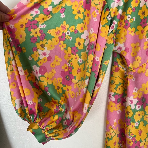 NWT ASOS Floral Dress Size 14 - Picture 3 of 5